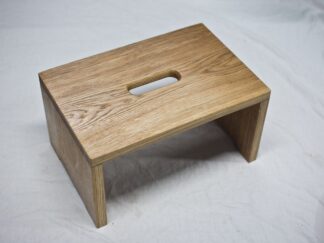 Hocker Schemel aus Holz, Hartholz, Eiche, stabil und kippelsicher, geölt NEU